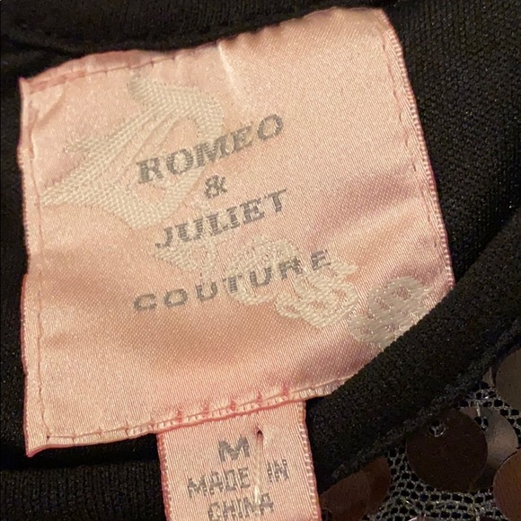 BNWT Romeo&Juliet Couture Junior tank dress Blk M - Picture 4 of 7